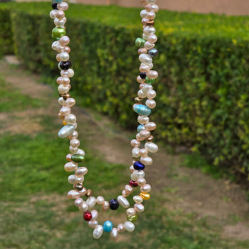 Colorful Freshwater Pearl Necklace