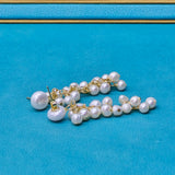 Pearl Cascade Dangle Earrings