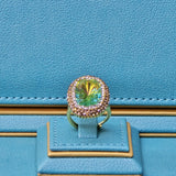 Golden Radiance Ring in Green