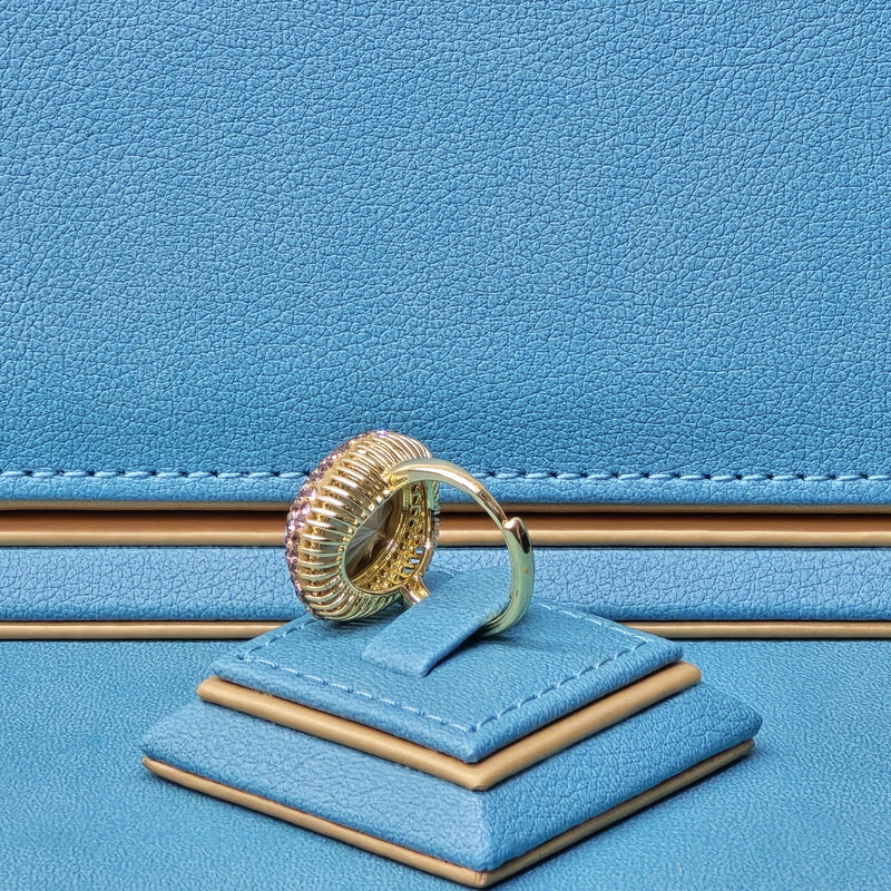 Golden Radiance Ring in Green