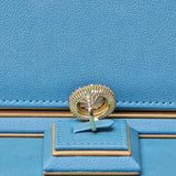 Golden Radiance Ring in Blue