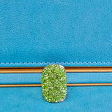 Peridot and Austrian Crystal Ring