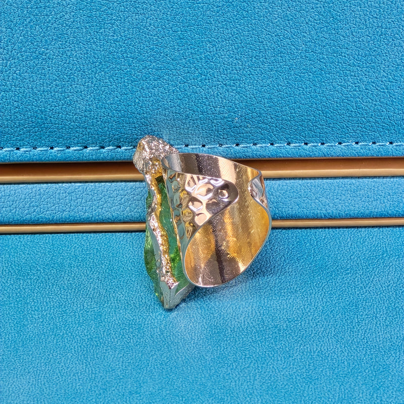 Green Icy Dream Ring