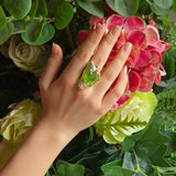 Green Icy Dream Ring
