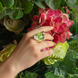 Green Icy Dream Ring
