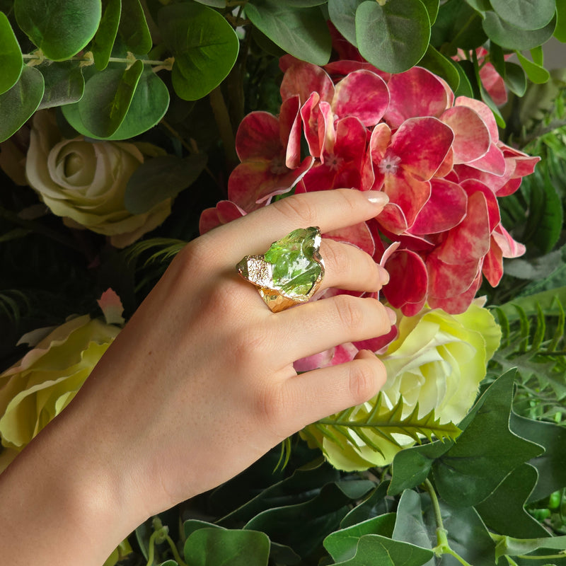 Green Icy Dream Ring