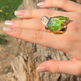 Green Icy Dream Ring