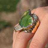 Green Icy Dream Ring