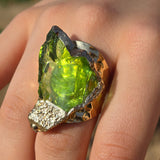 Green Icy Dream Ring