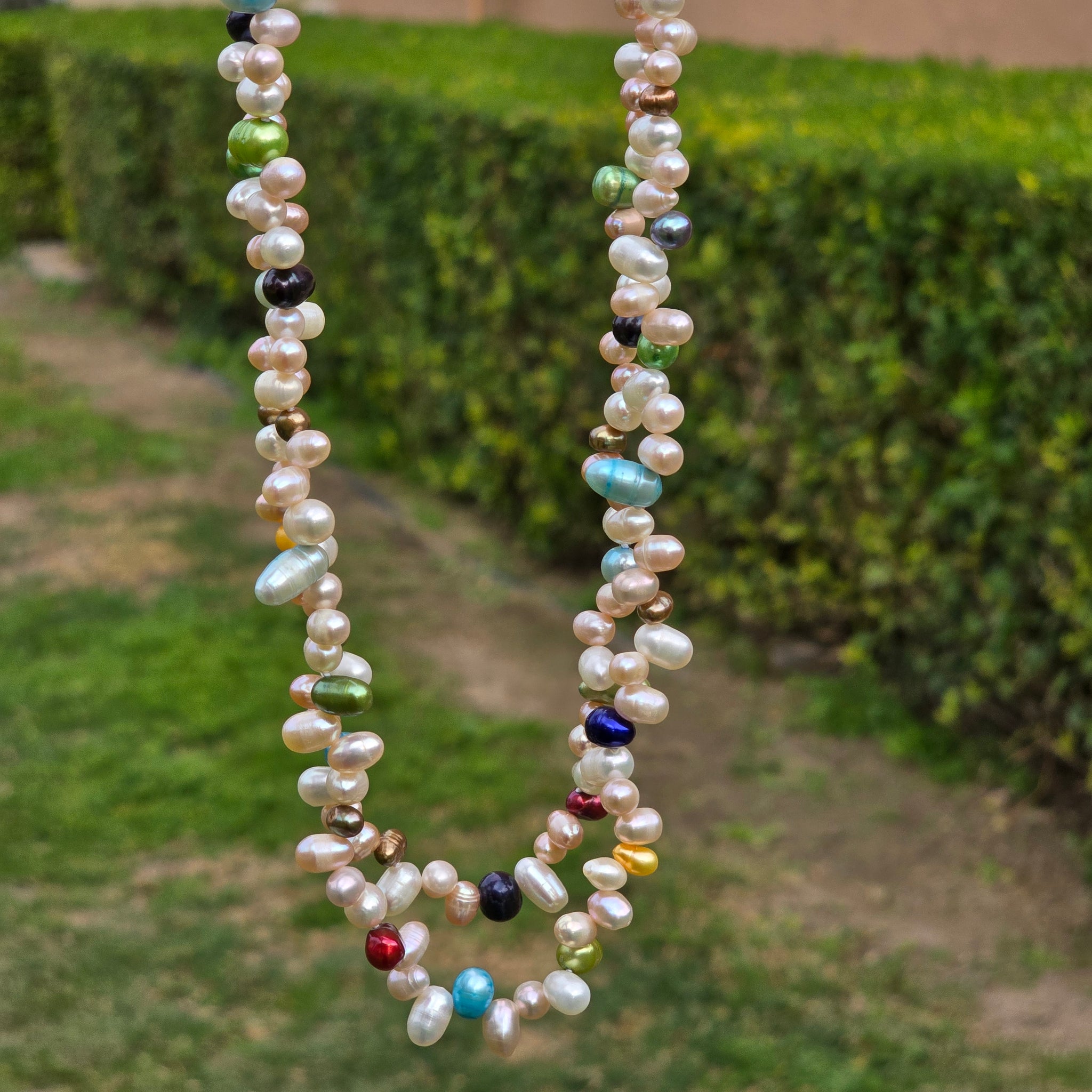 Colorful Freshwater Pearl Necklace
