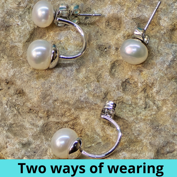 Elegant Double Pearl Earrings